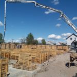 Закінчено роботи по влаштуванню основного фундумента таунхауса